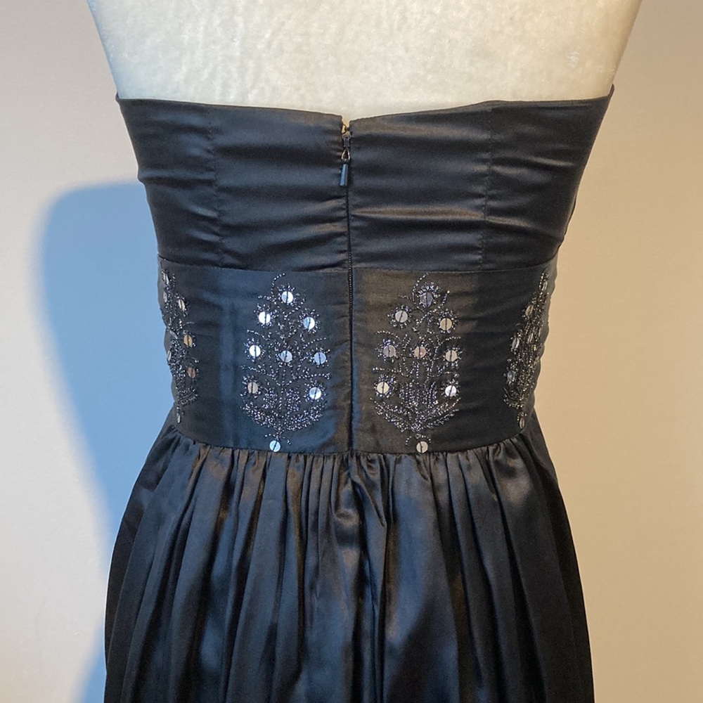 Plenty by Tracy Reese Silk Strapless Dress w/ Sequins - Picture 4 of 9